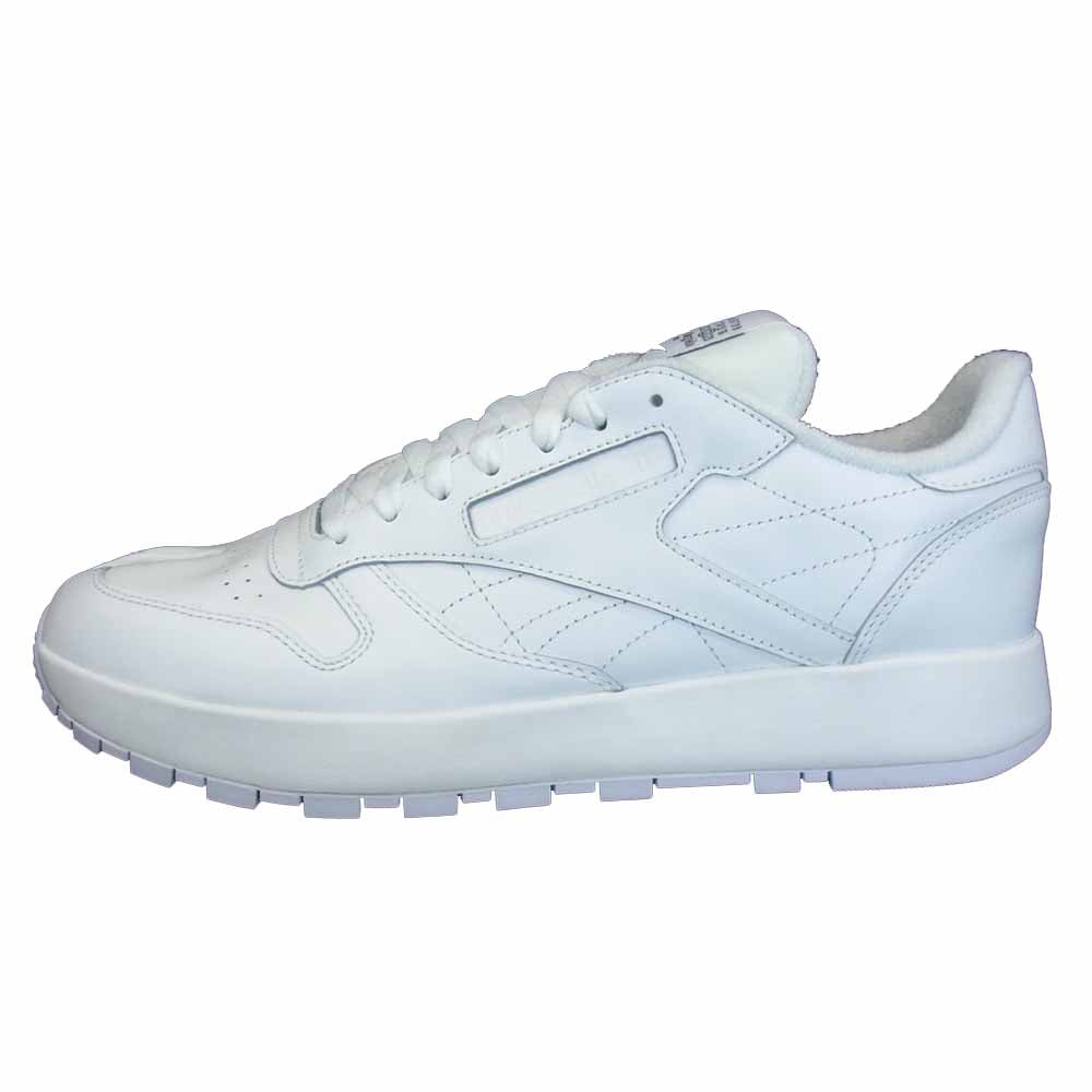 MAISON MARGIELA メゾンマルジェラ H04865 × リーボック Reebok Classic Leather Tabi クラシックレザー タビ スニーカー 白 ホワイト系 28cm【新古品】【未使用】【中古】