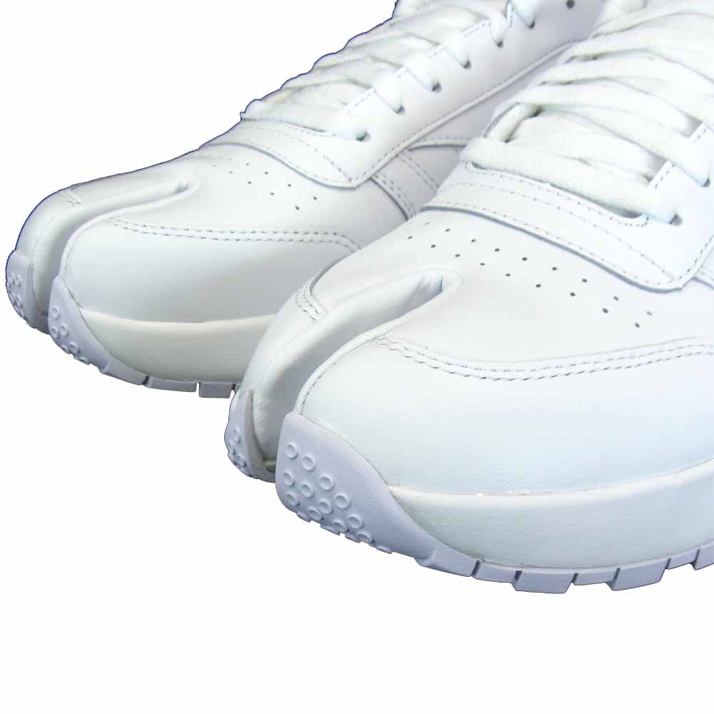 MAISON MARGIELA メゾンマルジェラ H04865 × リーボック Reebok Classic Leather Tabi クラシックレザー タビ スニーカー 白 ホワイト系 28cm【新古品】【未使用】【中古】