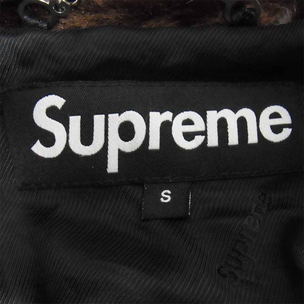Supreme シュプリーム 21SS Bandana Fur Bomber Jacket バンダナ ファー ボンバー ジャケット ブラウン系 S【新古品】【未使用】【中古】