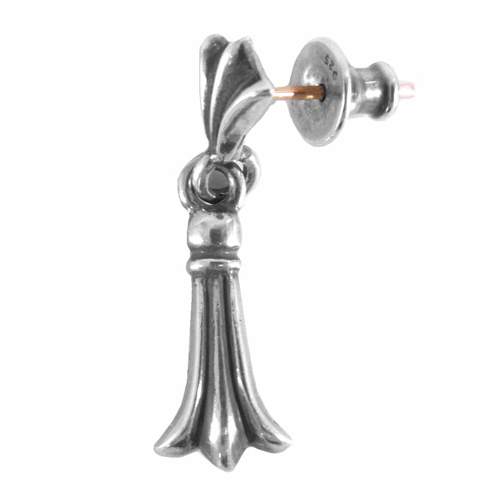 CHROME HEARTS クロムハーツ（原本無） クロステイル ドロップ ピアス シルバー925 シルバー系【中古】
