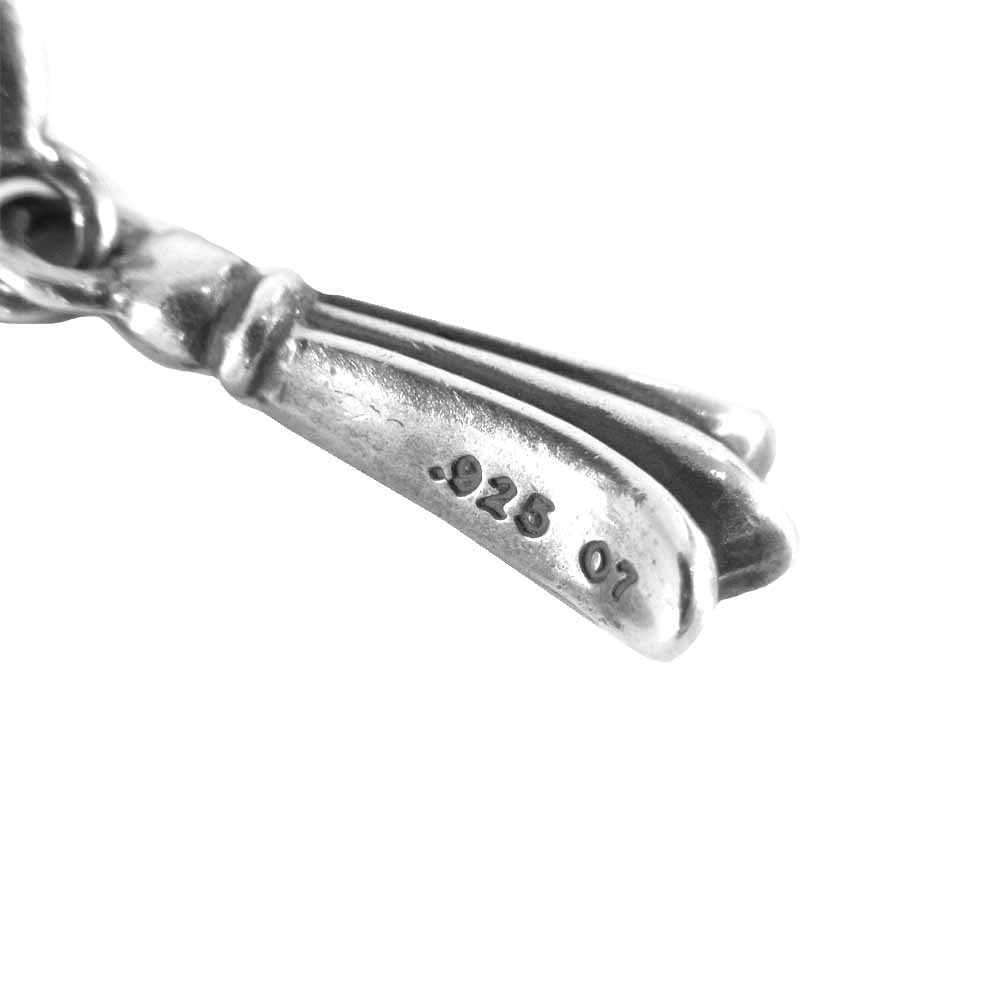 CHROME HEARTS クロムハーツ（原本無） クロステイル ドロップ ピアス シルバー925 シルバー系【中古】