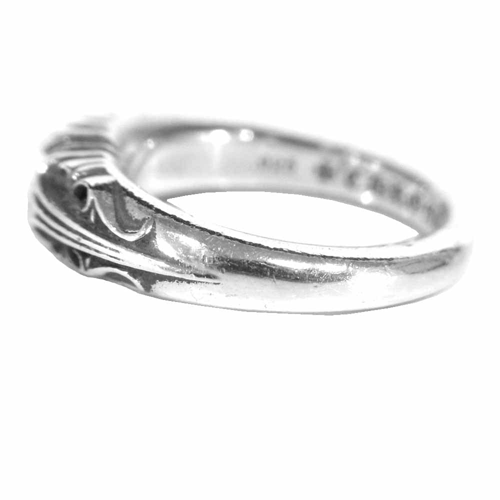 CHROME HEARTS クロムハーツ（原本無） BABY CLASSIC RING K&T ベビー ベイビー クラシック リング シルバー系 7号程度【中古】