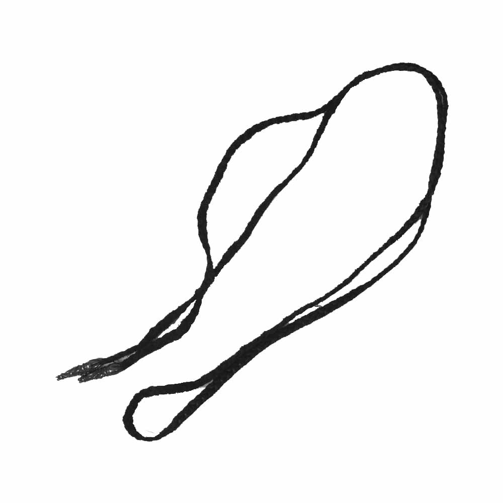 CHROME HEARTS クロムハーツ（原本無） LEATHER BRAID レザーブレード シルバー925 ブラック系【中古】