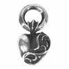 CHROME HEARTS クロムハーツ（原本無） Heart Charm ハート チャーム ペンダント トップ シルバー925 シルバー系【中古】