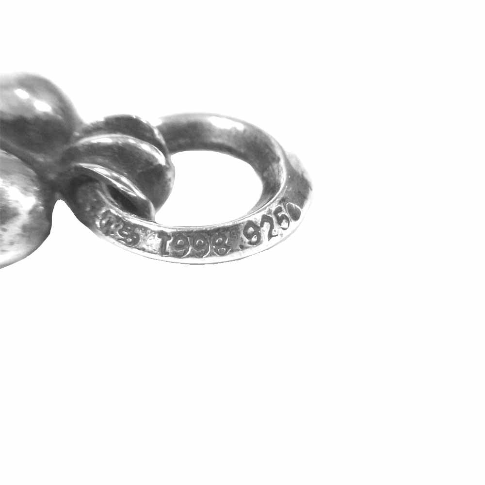 CHROME HEARTS クロムハーツ（原本無） Heart Charm ハート チャーム ペンダント トップ シルバー925 シルバー系【中古】