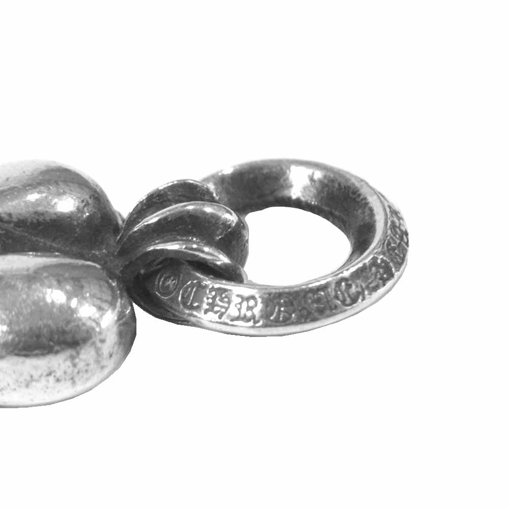 CHROME HEARTS クロムハーツ（原本無） Heart Charm ハート チャーム ペンダント トップ シルバー925 シルバー系【中古】