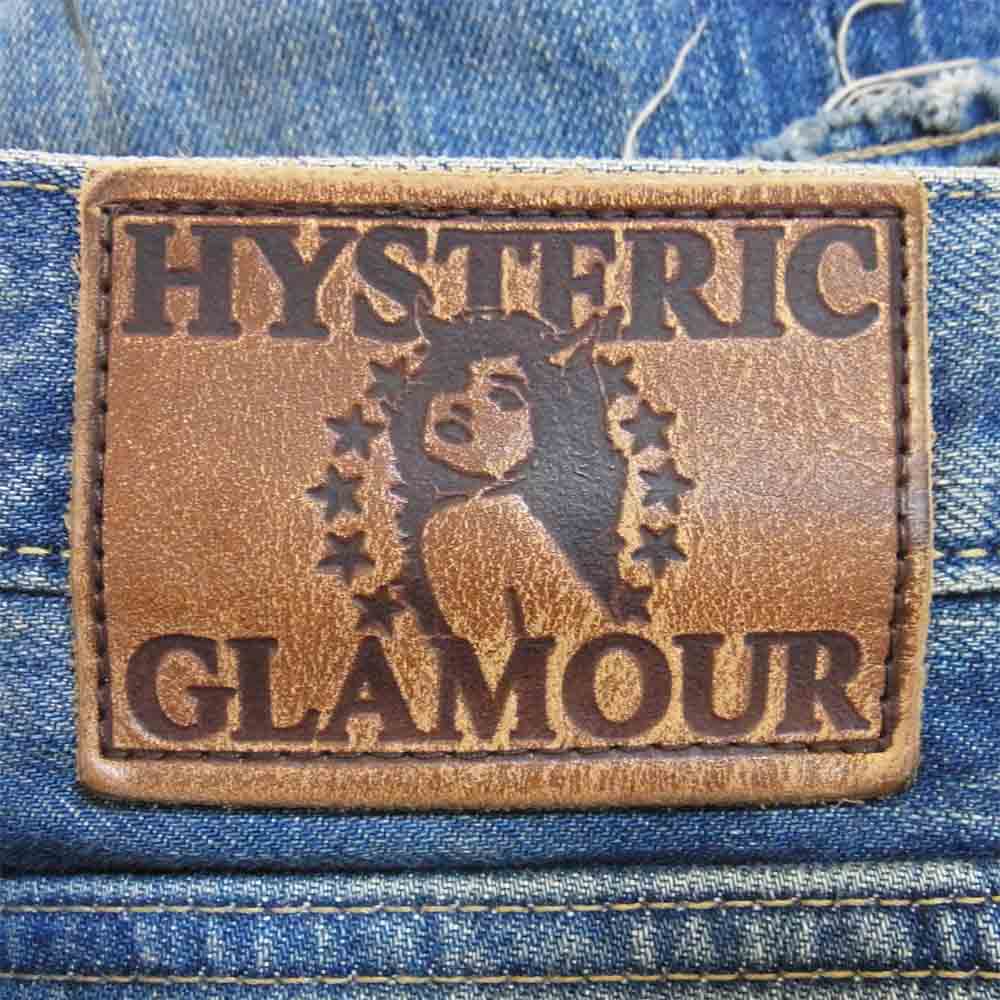 HYSTERIC GLAMOUR ヒステリックグラマー 4AP-2684 スタッズ デニムパンツ インディゴブルー系 34【中古】