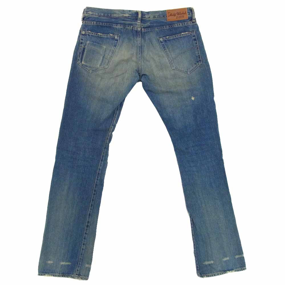 HYSTERIC GLAMOUR ヒステリックグラマー 7AP-0084 Andy Warhol アンディウォーホル バナナ スタッズ デニムパンツ インディゴブルー系 34【中古】
