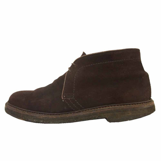 ALDEN オールデン 1363 スエード チャッカ ブーツ やぎ革 アメリカ製 ブラウン系【中古】