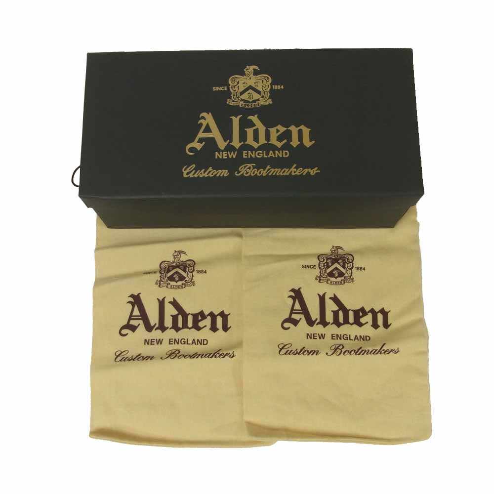 ALDEN オールデン 1363 スエード チャッカ ブーツ やぎ革 アメリカ製 ブラウン系【中古】