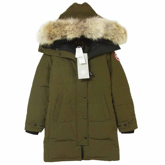 CANADA GOOSE カナダグース 2302JL 国内正規品 MACKENZIE PARKA マッケンジー パーカ ダウン ジャケット カーキ系 XS【新古品】【未使用】【中古】