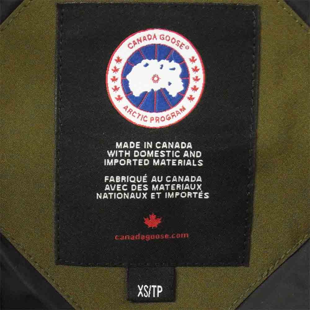 CANADA GOOSE カナダグース 2302JL 国内正規品 MACKENZIE PARKA マッケンジー パーカ ダウン ジャケット カーキ系 XS【新古品】【未使用】【中古】