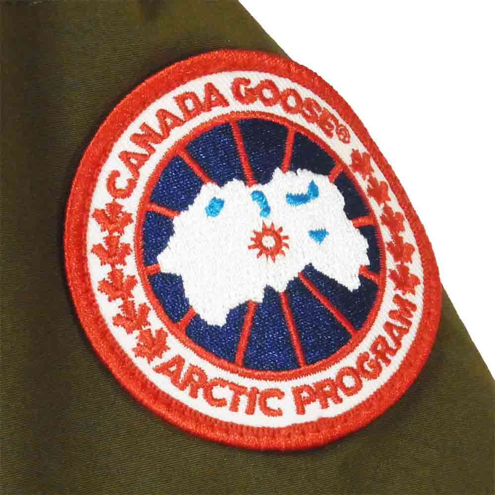 CANADA GOOSE カナダグース 2302JL 国内正規品 MACKENZIE PARKA マッケンジー パーカ ダウン ジャケット カーキ系 XS【新古品】【未使用】【中古】