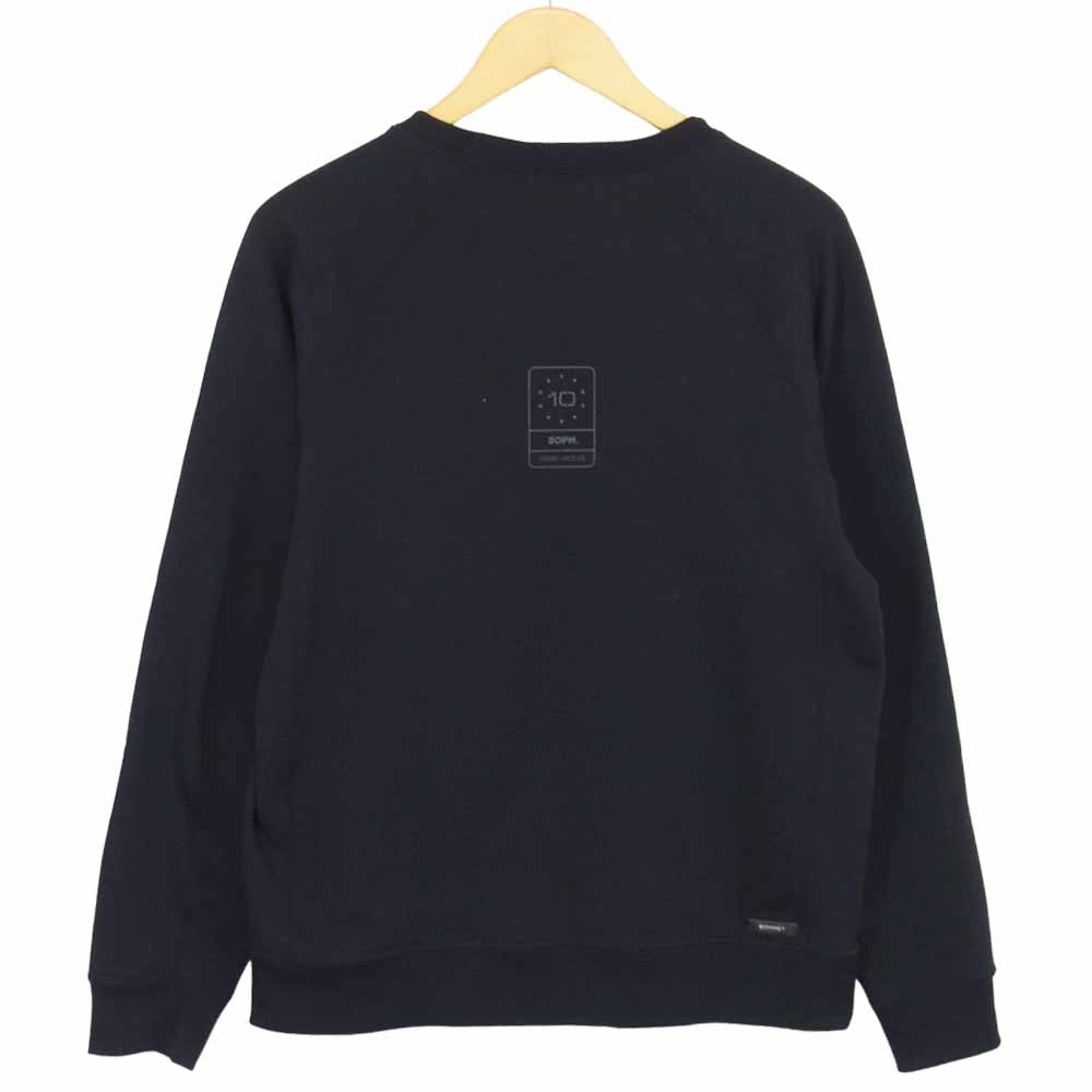 SOPHNET. ソフネット SOPH-89101 クルーネック スウェット トレーナー ブラック系 M【中古】