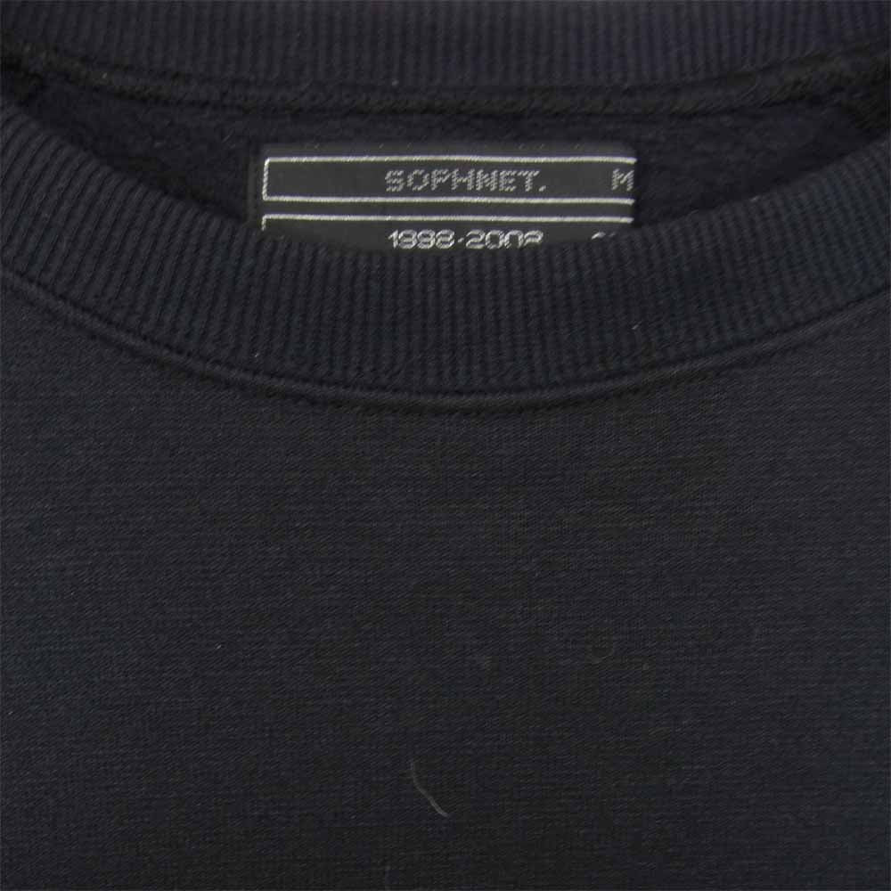 SOPHNET. ソフネット SOPH-89101 クルーネック スウェット トレーナー ブラック系 M【中古】