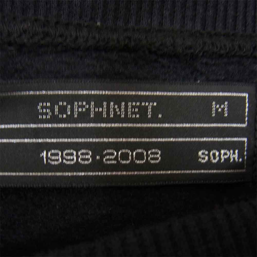 SOPHNET. ソフネット SOPH-89101 クルーネック スウェット トレーナー ブラック系 M【中古】