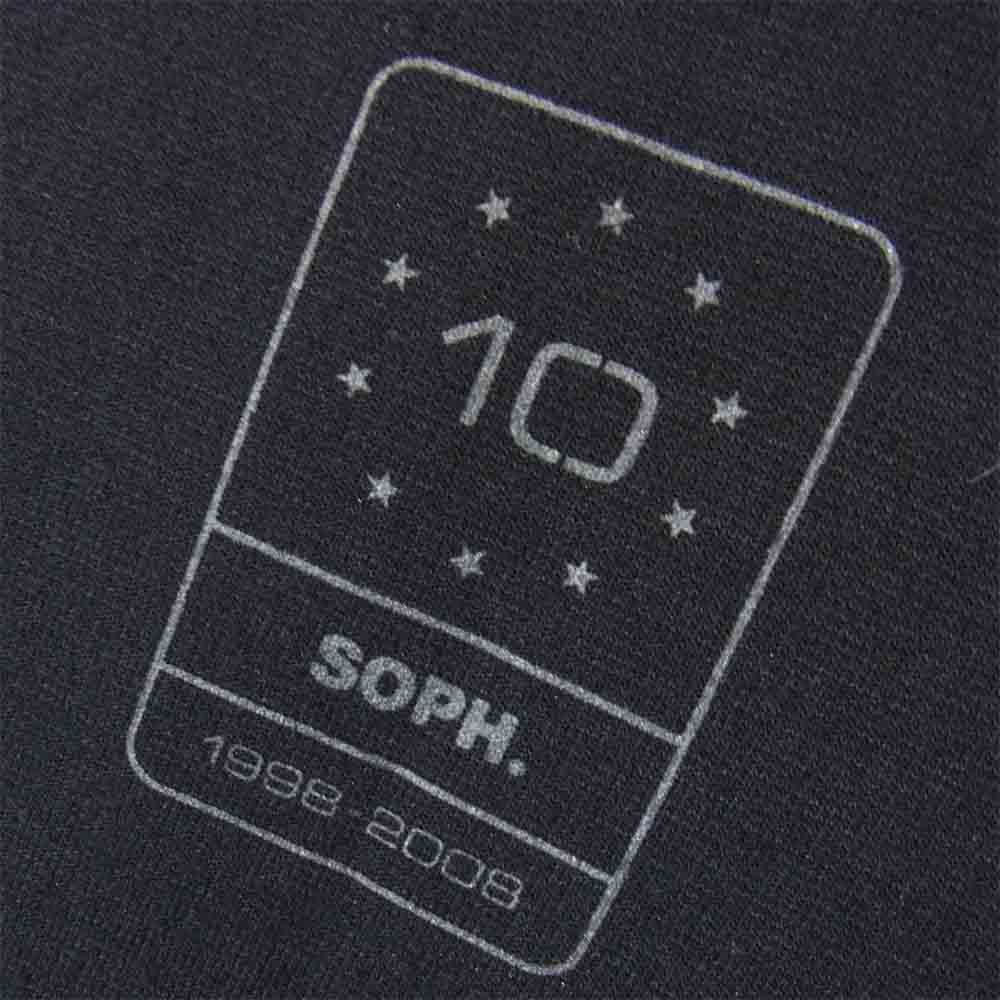 SOPHNET. ソフネット SOPH-89101 クルーネック スウェット トレーナー ブラック系 M【中古】