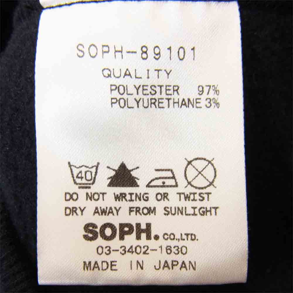 SOPHNET. ソフネット SOPH-89101 クルーネック スウェット トレーナー ブラック系 M【中古】