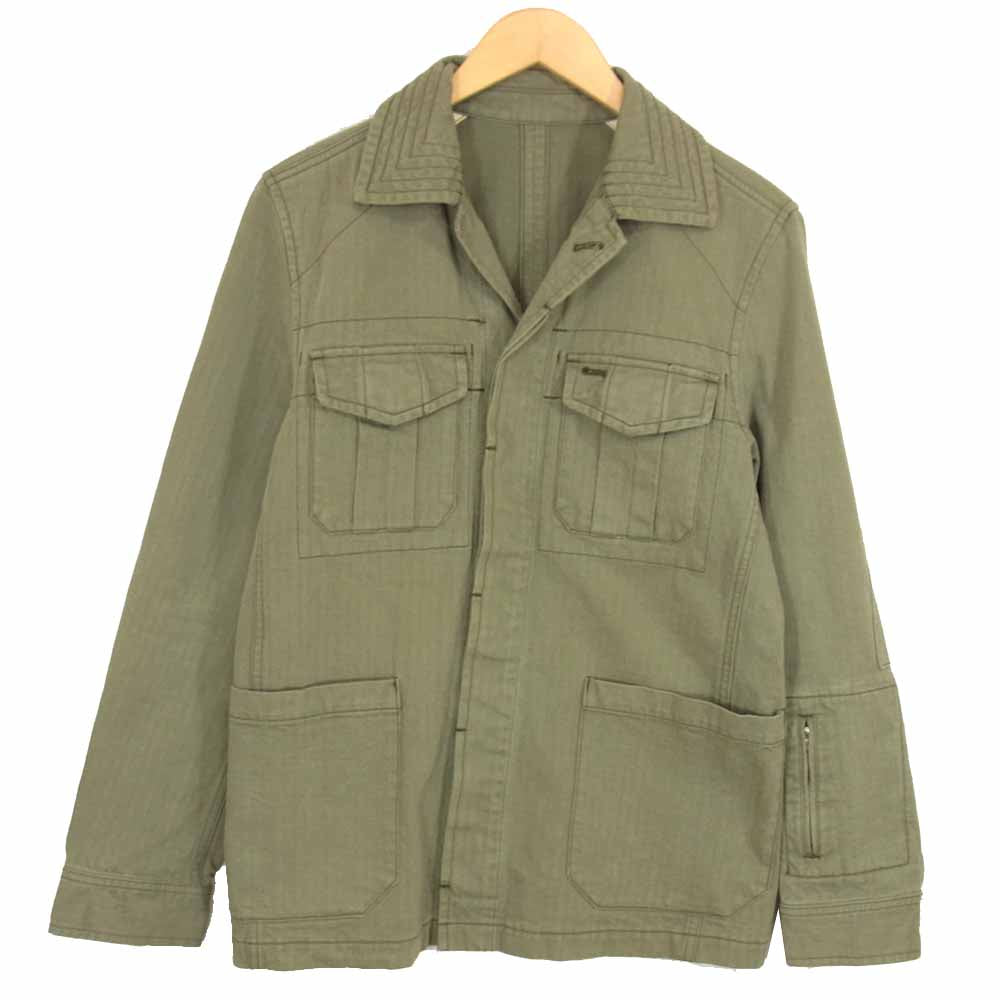 SOPHNET. ソフネット SOPH-100037 ミリタリー ジャケット カーキ系 M【中古】