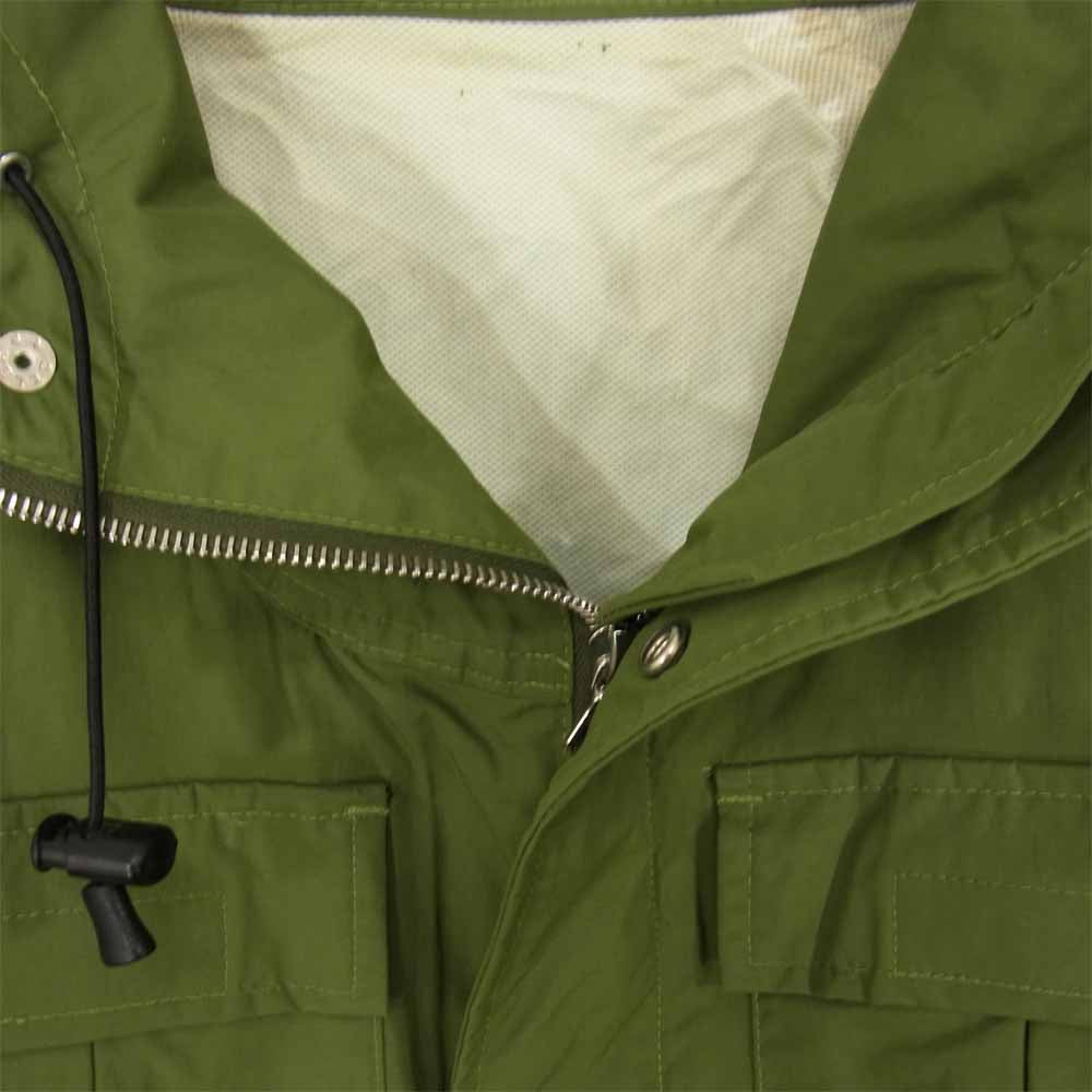 SOPHNET. ソフネット SHOP-70027 ナイロン ジップ パーカー ジャケット カーキ系 S【中古】