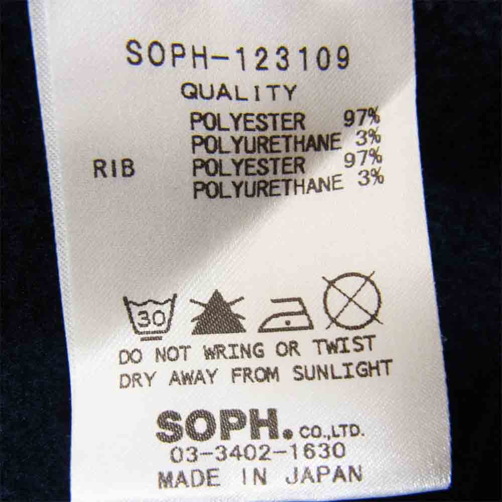SOPHNET. ソフネット SOPH-123109 THERMASTAT CREW NECK SWEAT クルーネック スウェット ネイビー系 L【中古】