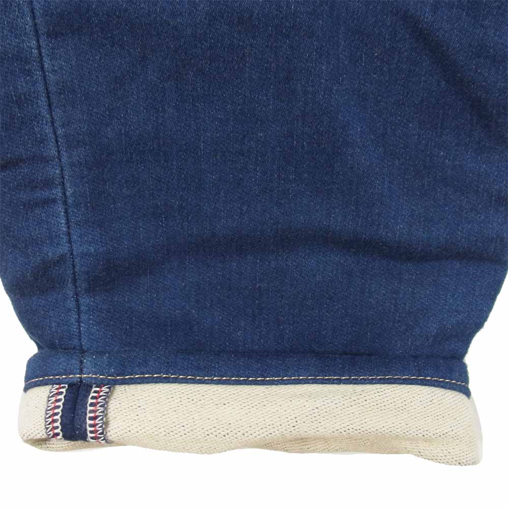 junhashimoto ジュンハシモト PNT0214 JDM01 JERSEY DENIM ジャージー デニムパンツ インディゴブルー系 4【中古】