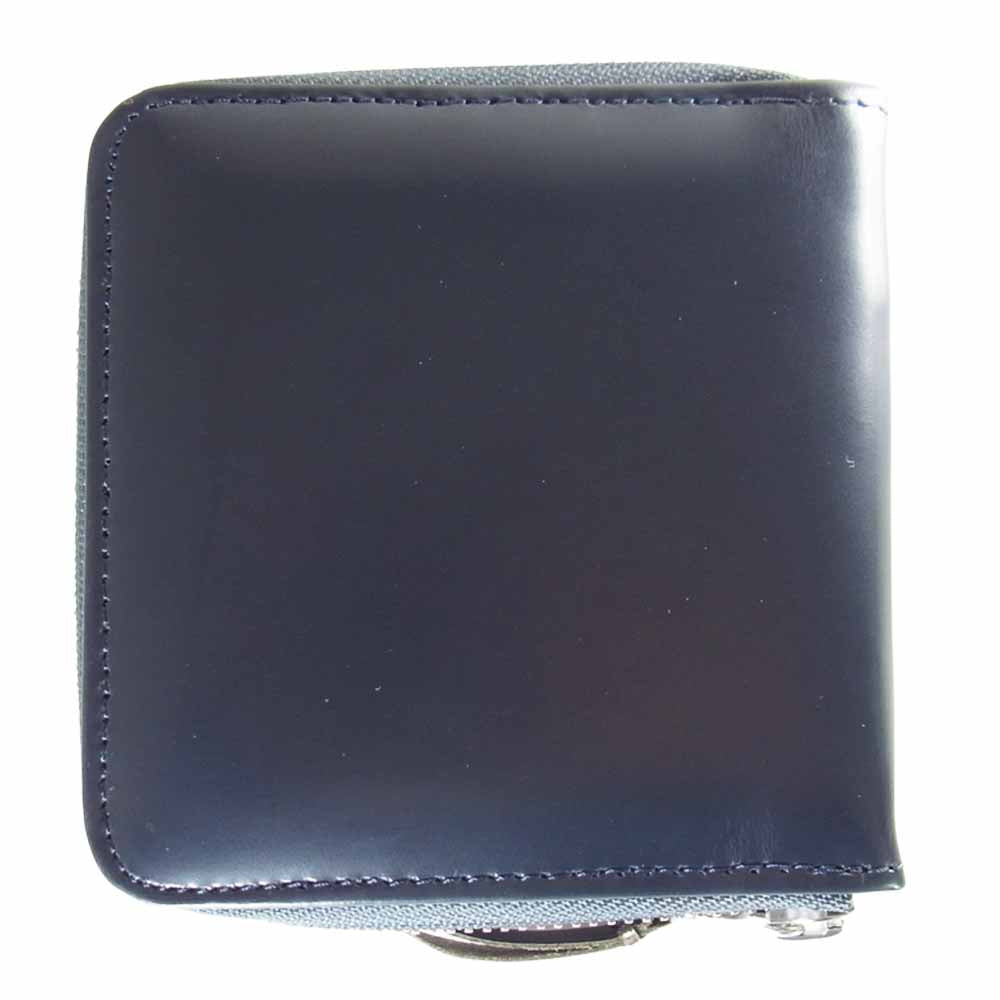 SOPHNET. ソフネット LEATHER ZIP WALLET ジップ ウォレット 財布 ダークグレー系【中古】
