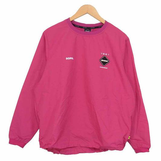 F.C.R.B. エフシーアールビー 18AW FCRB-189020 PISTE ピステ ナイロン プルオーバー ピンク系 S【美品】【中古】
