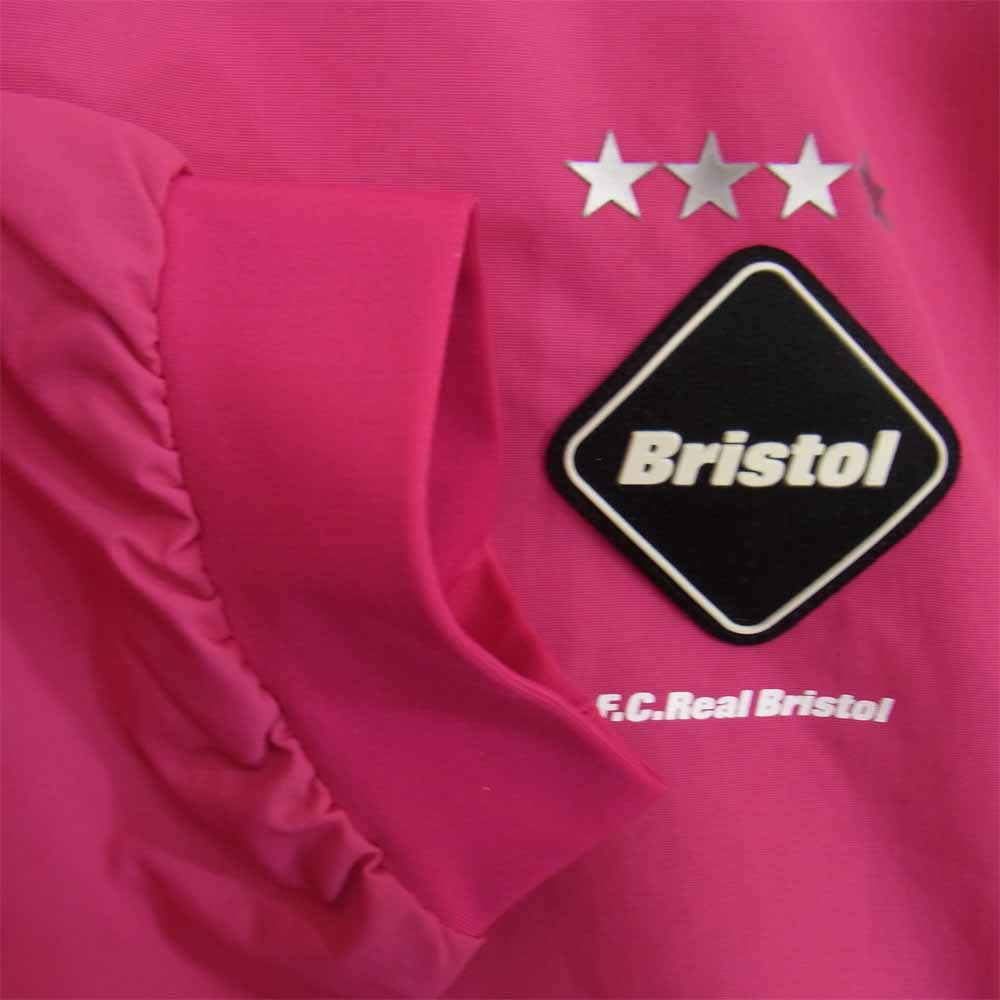 F.C.R.B. エフシーアールビー 18AW FCRB-189020 PISTE ピステ ナイロン プルオーバー ピンク系 S【美品】【中古】