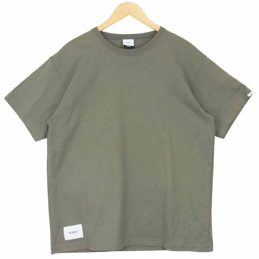 WTAPS ダブルタップス 191ATDT-CSM13 GPS DESIGN TEE デザイン Tシャツ カーキ系 2【中古】