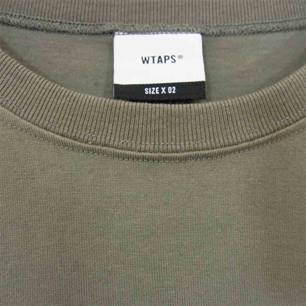 WTAPS ダブルタップス 191ATDT-CSM13 GPS DESIGN TEE デザイン Tシャツ カーキ系 2【中古】