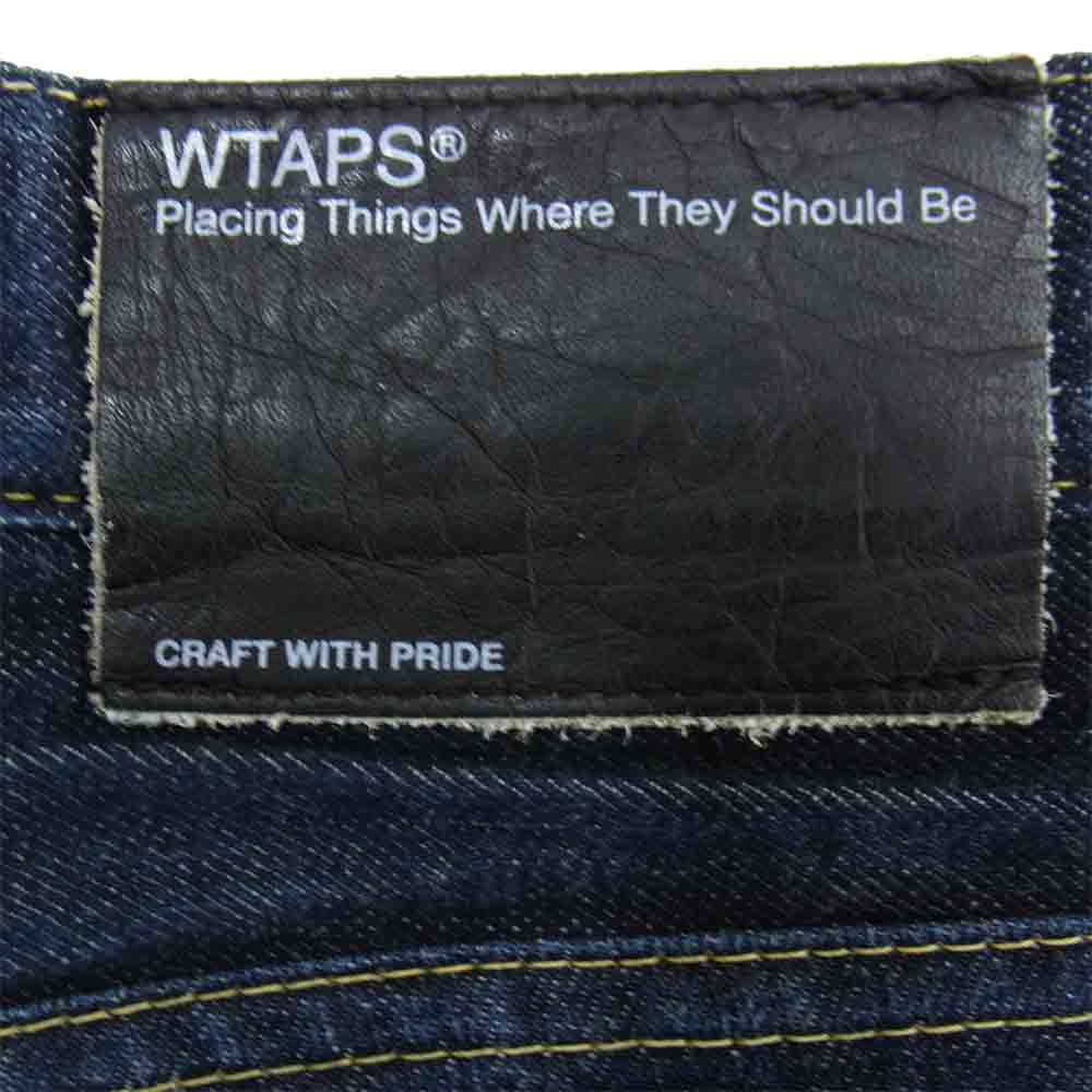 WTAPS ダブルタップス 131GWDT-PTM04 BLUES SKINNY RAW ブルース スキニー デニム パンツ インディゴブルー系 M【中古】