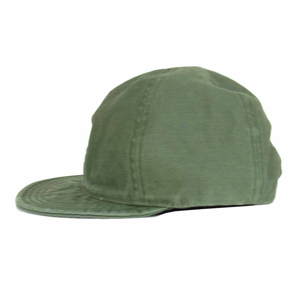 DESCENDANT ディセンダント D-61M SATIN CAP サテン キャップ カーキ系 F【中古】
