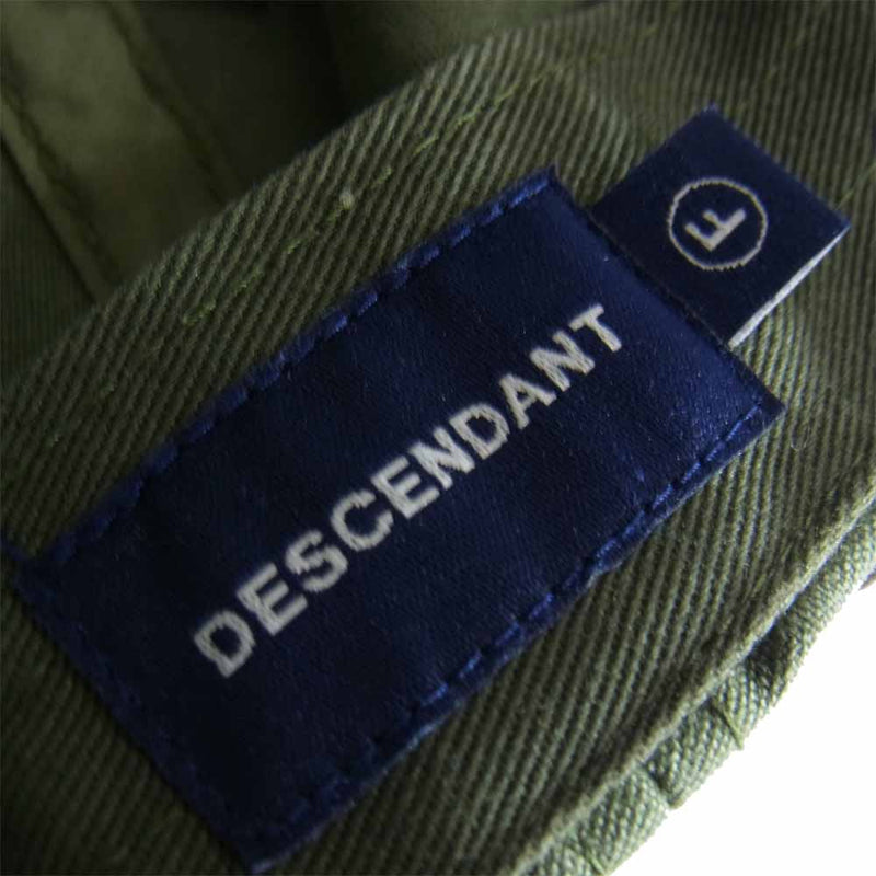 DESCENDANT ディセンダント D-61M SATIN CAP サテン キャップ カーキ系 F【中古】