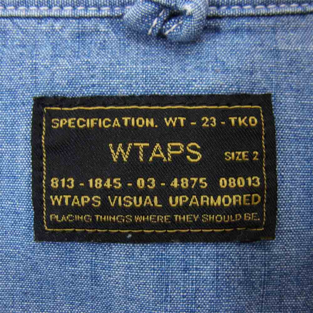 WTAPS ダブルタップス 172WVDT-SHM04 SEAGULL SHIRT シーガル シャツ インディゴブルー系 M【中古】