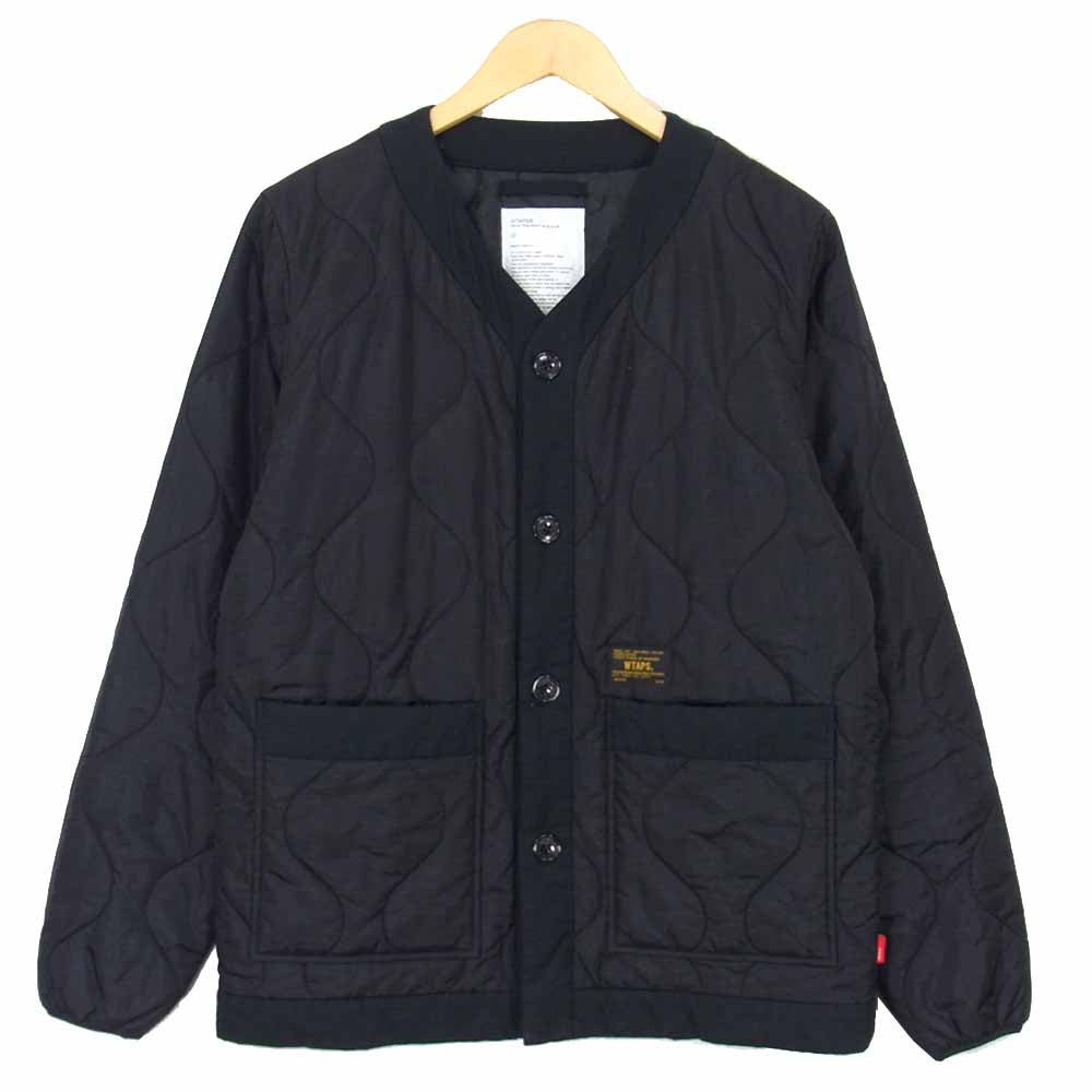 WTAPS ダブルタップス 152GWDT-JKM08 LINER JK ライナー キルティング ジャケット  ブラック系 2【中古】