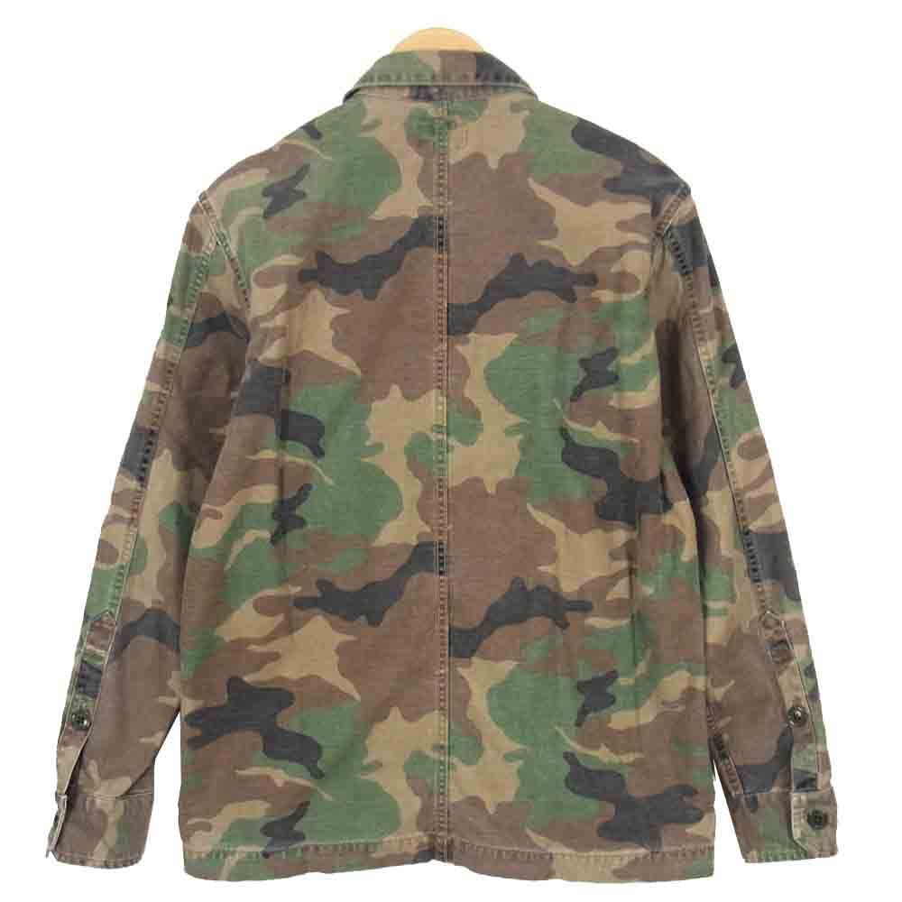 WTAPS ダブルタップス 151GWDT-SHM15 BUDS L/S 02 SHIRTS 長袖 カモフラ シャツ カーキ系 M【中古】