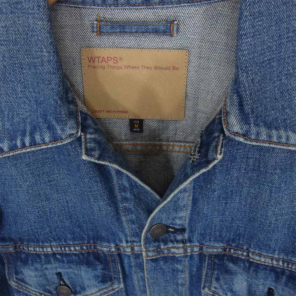 WTAPS ダブルタップス 171WVDT-JKM01 BLUES JK ブルース デニム ジャケット インディゴブルー系 M【中古】
