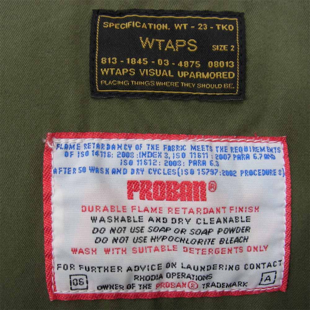 WTAPS ダブルタップス 161LTDT-JKM01 M90 JACKET ミニタリー ジャケット カーキ系 M【中古】