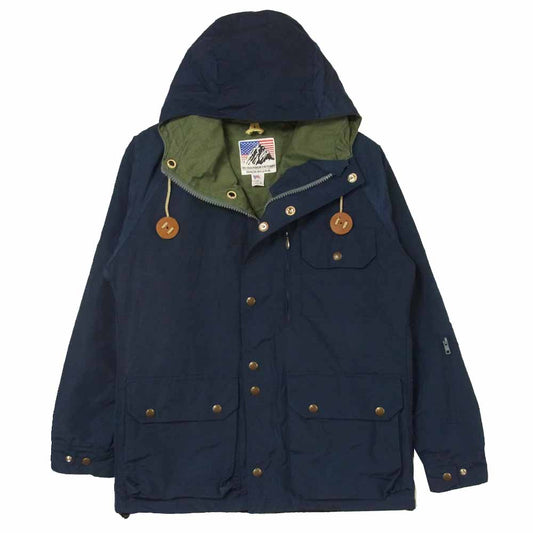Mt RAINIER DESIGN マウントレイニアデザイン 60/40クロス MOUNTAIN PARKA マウンテン パーカー USA製 ネイビー系 S【中古】