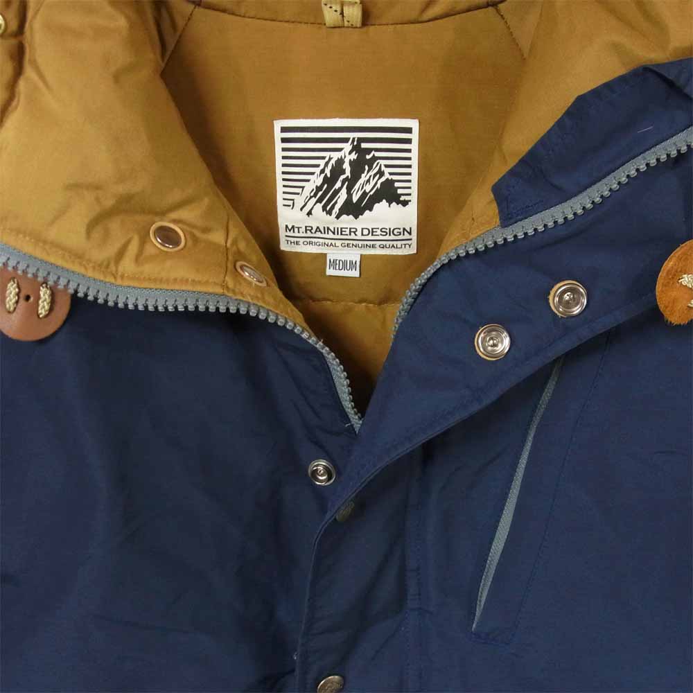 Mt RAINIER DESIGN マウントレイニアデザイン 60/40クロス Down Jacket ダウン パーカ ジャケット ネイビー系 M【中古】