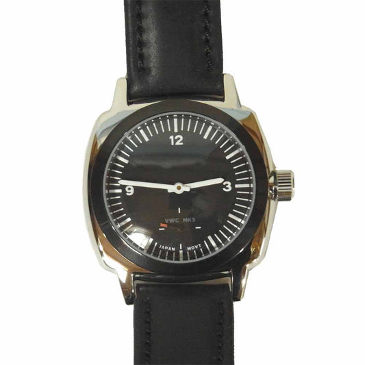 ヴァーグウォッチカンパニー × MAKERS メイカーズ 100本限定 FLUID CORDVAN BELT WATCH 腕時計 ブラック系【中古】