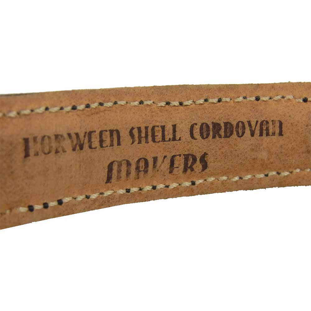 ヴァーグウォッチカンパニー × MAKERS メイカーズ 100本限定 FLUID CORDVAN BELT WATCH 腕時計 ブラック系【中古】