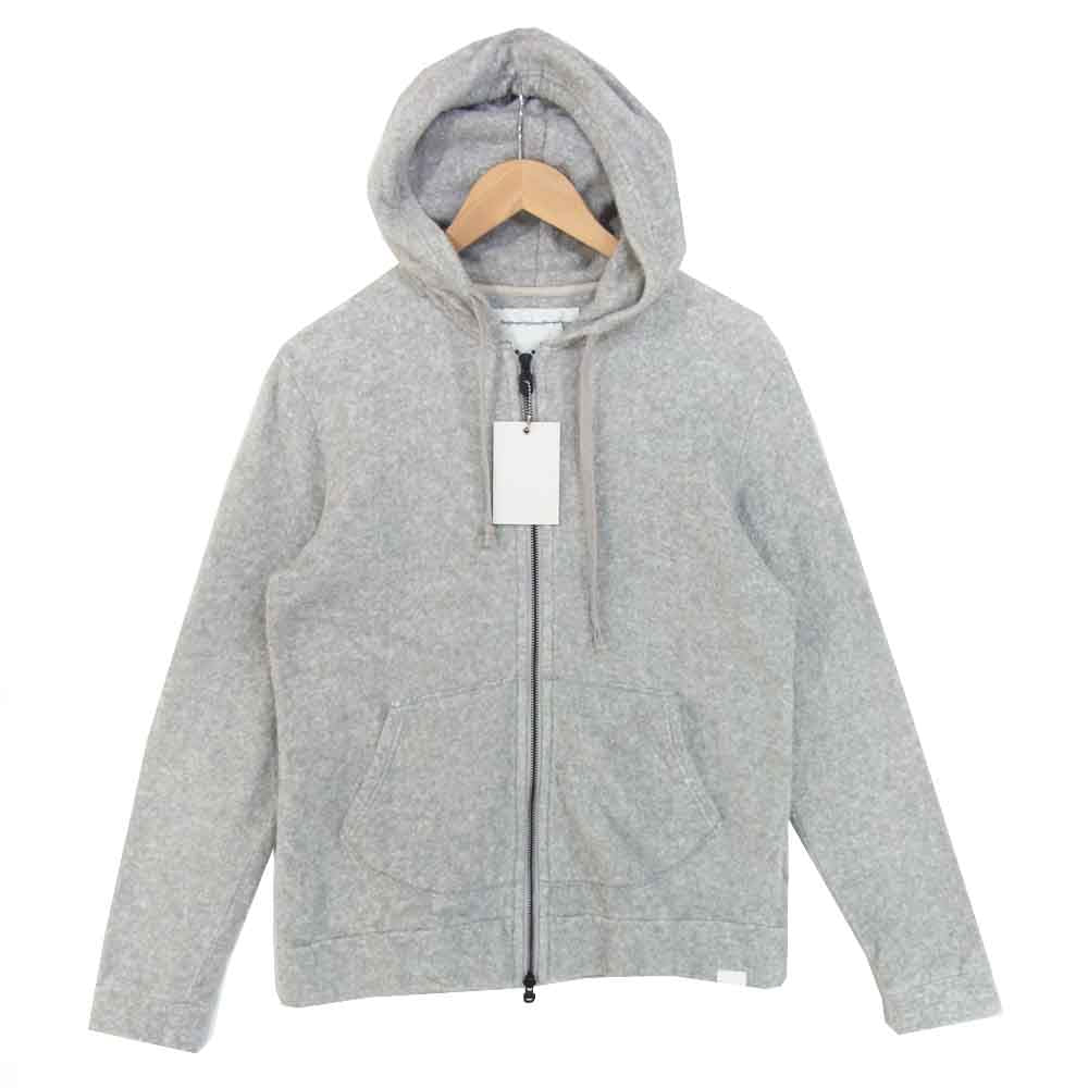 WHITE MOUNTAINEERING ホワイトマウンテニアリング WM1471514 パイル地 ジップ パーカー 日本製 グレー系 1【美品】【中古】