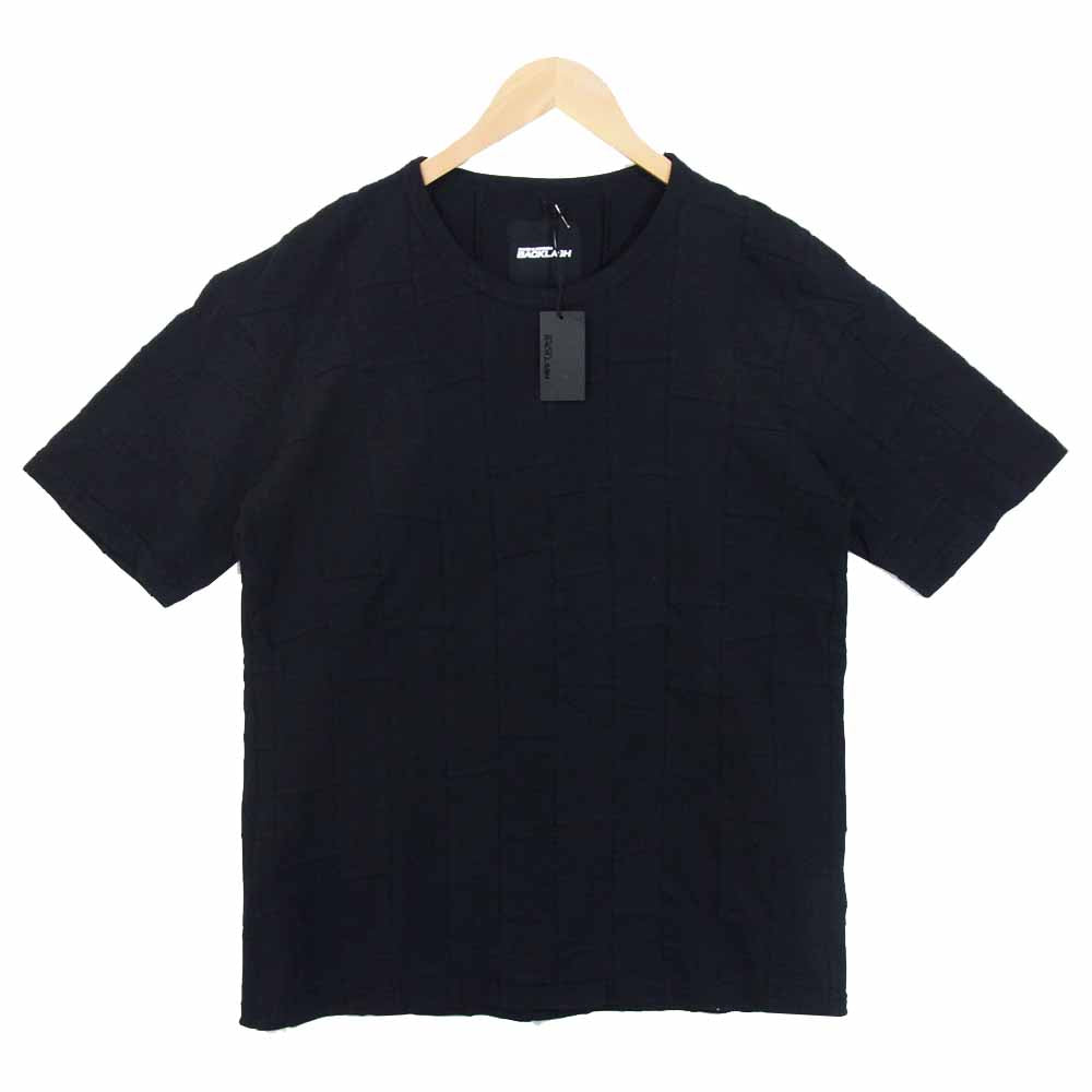 バックラッシュ 1860-03 コットン パッチワーク ショートスリーブ カットソー ブラック系 S【美品】【中古】