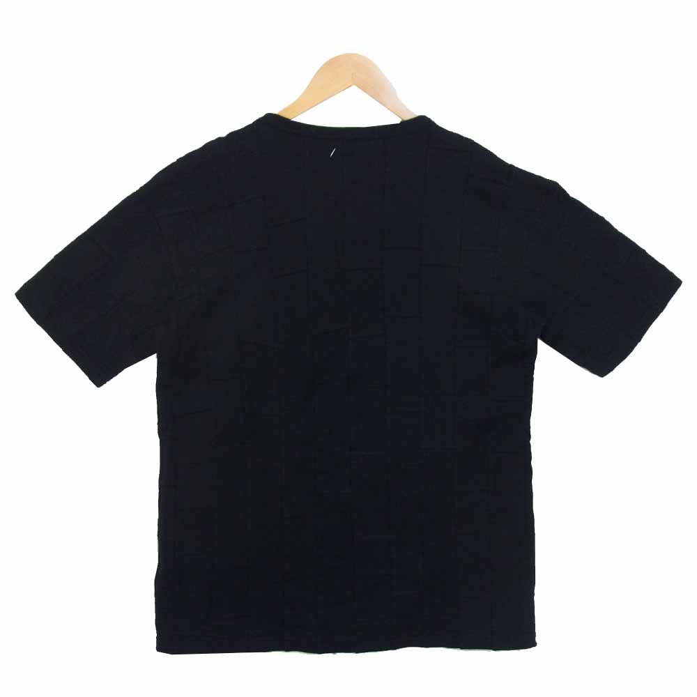 バックラッシュ 1860-03 コットン パッチワーク ショートスリーブ カットソー ブラック系 S【美品】【中古】