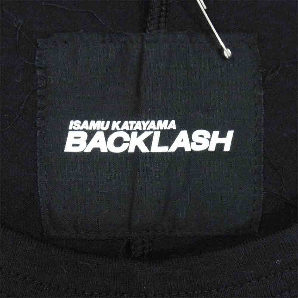 バックラッシュ 1860-03 コットン パッチワーク ショートスリーブ カットソー ブラック系 S【美品】【中古】