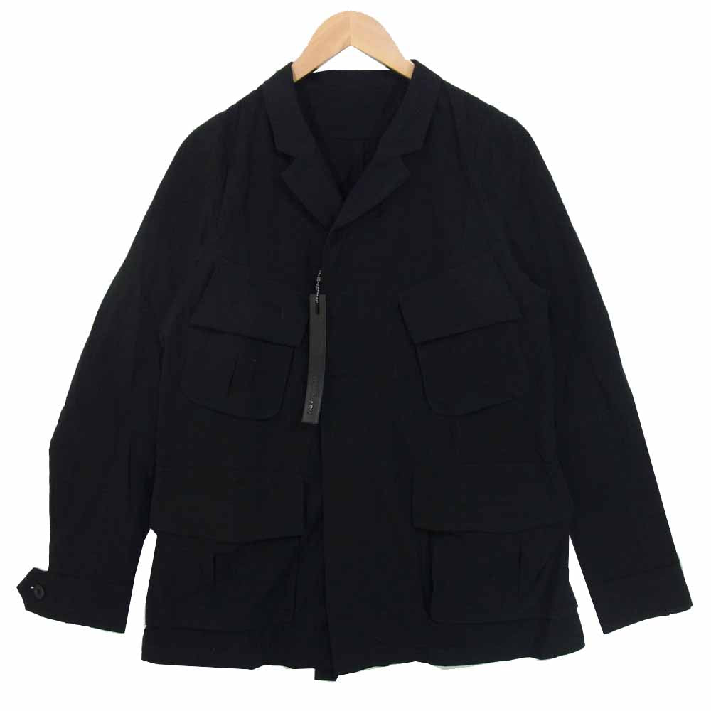 バックラッシュ 1 コットン レーヨン 塩縮加工 ジャケット ブラック系 M【美品】【中古】
