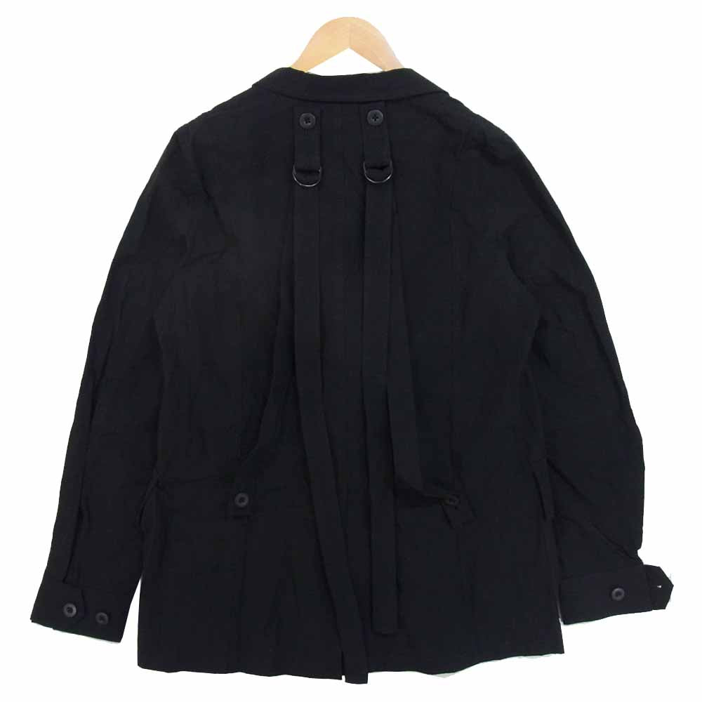 バックラッシュ 1 コットン レーヨン 塩縮加工 ジャケット ブラック系 M【美品】【中古】
