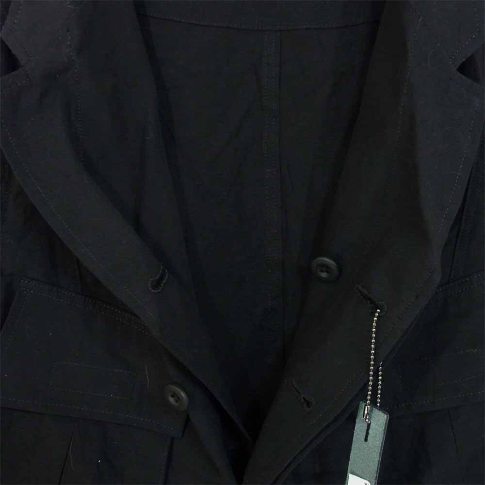 バックラッシュ 1 コットン レーヨン 塩縮加工 ジャケット ブラック系 M【美品】【中古】